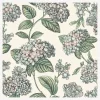 Wallpaper<Fornasetti Wallpaper Ramo Di Ortensia Pastel On Stone
