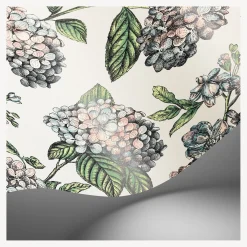 Wallpaper<Fornasetti Wallpaper Ramo Di Ortensia Pastel On Stone