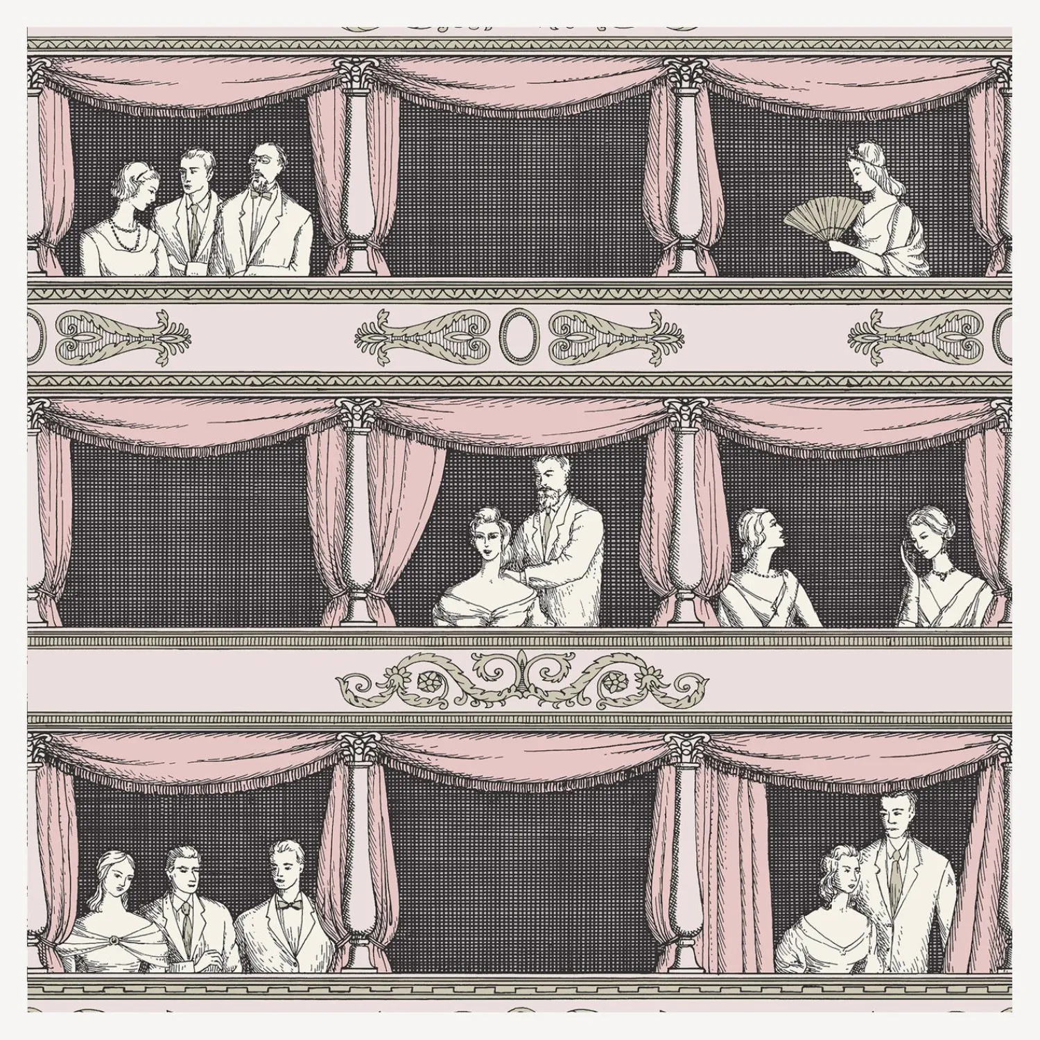 Wallpaper<Fornasetti Wallpaper Teatro Ballet Slipper