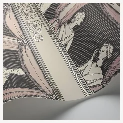 Wallpaper<Fornasetti Wallpaper Teatro Ballet Slipper