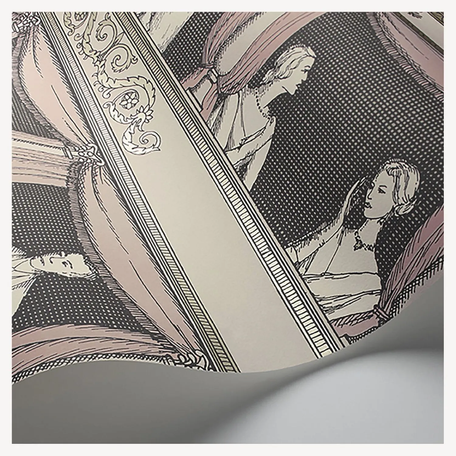 Wallpaper<Fornasetti Wallpaper Teatro Ballet Slipper