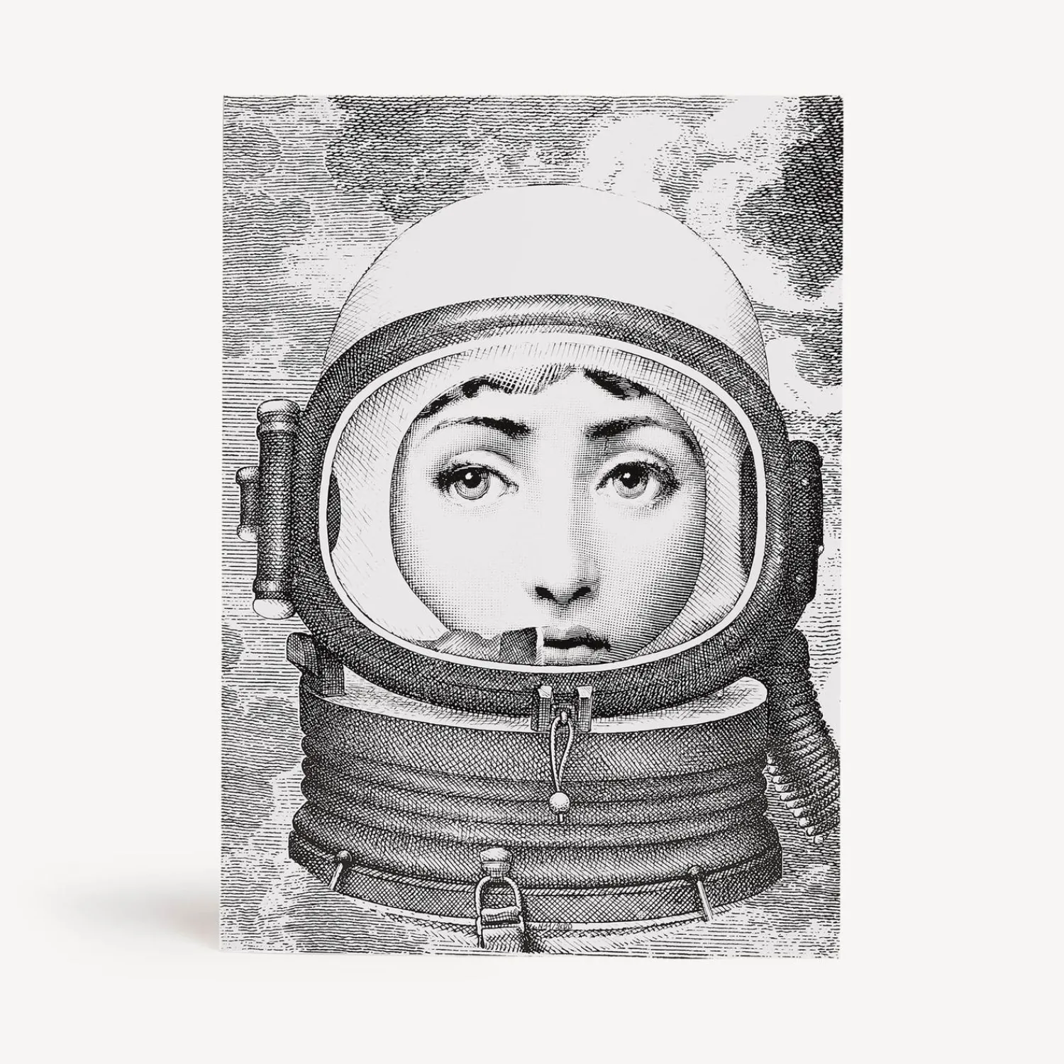 Glove Boxes<Fornasetti Wooden Box Palombara White/Black